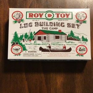 Roy Toy Set no. 9 log building set